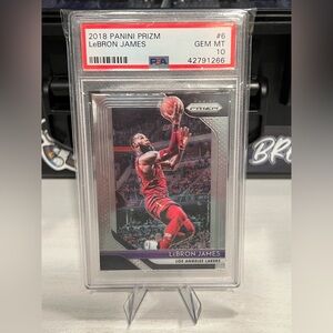 2018 Panini Prizm LeBron James Basketball Card